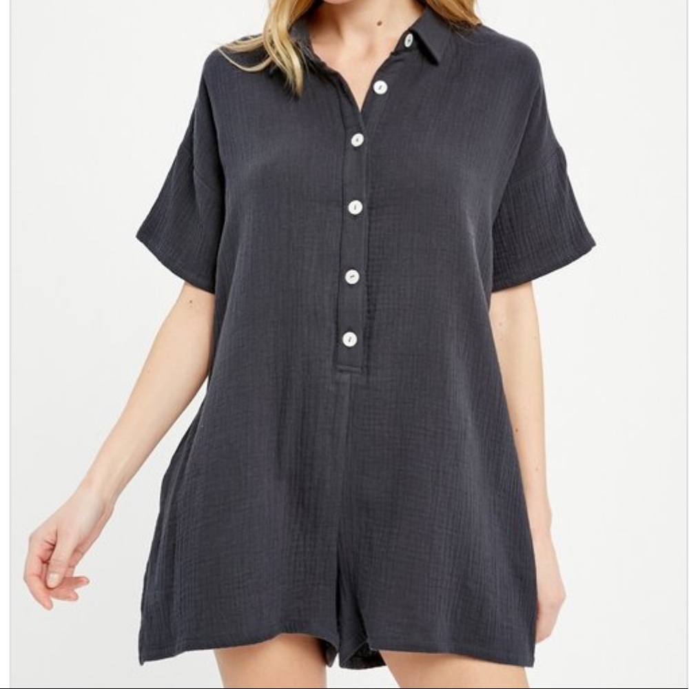 Button Down Romper